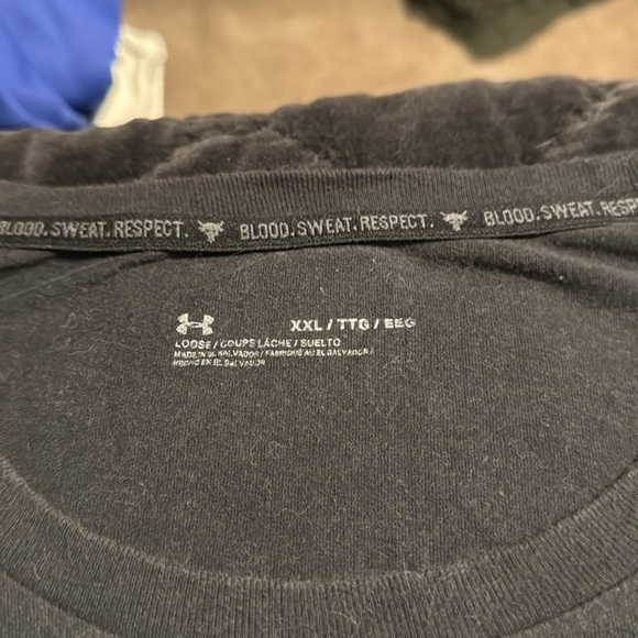 Under Armour, black with camo T-shirt size XXL. Project Rock - Picture 4 of 6
